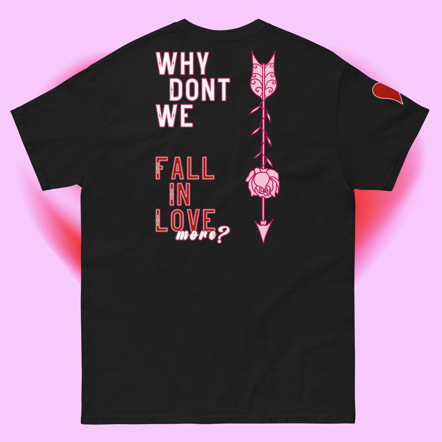 Why Don't We Fall In Love Tee - Black